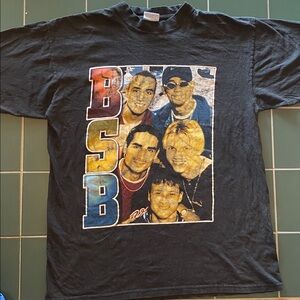 Vintage 1999 Backstreet Boys Black Boys Tee